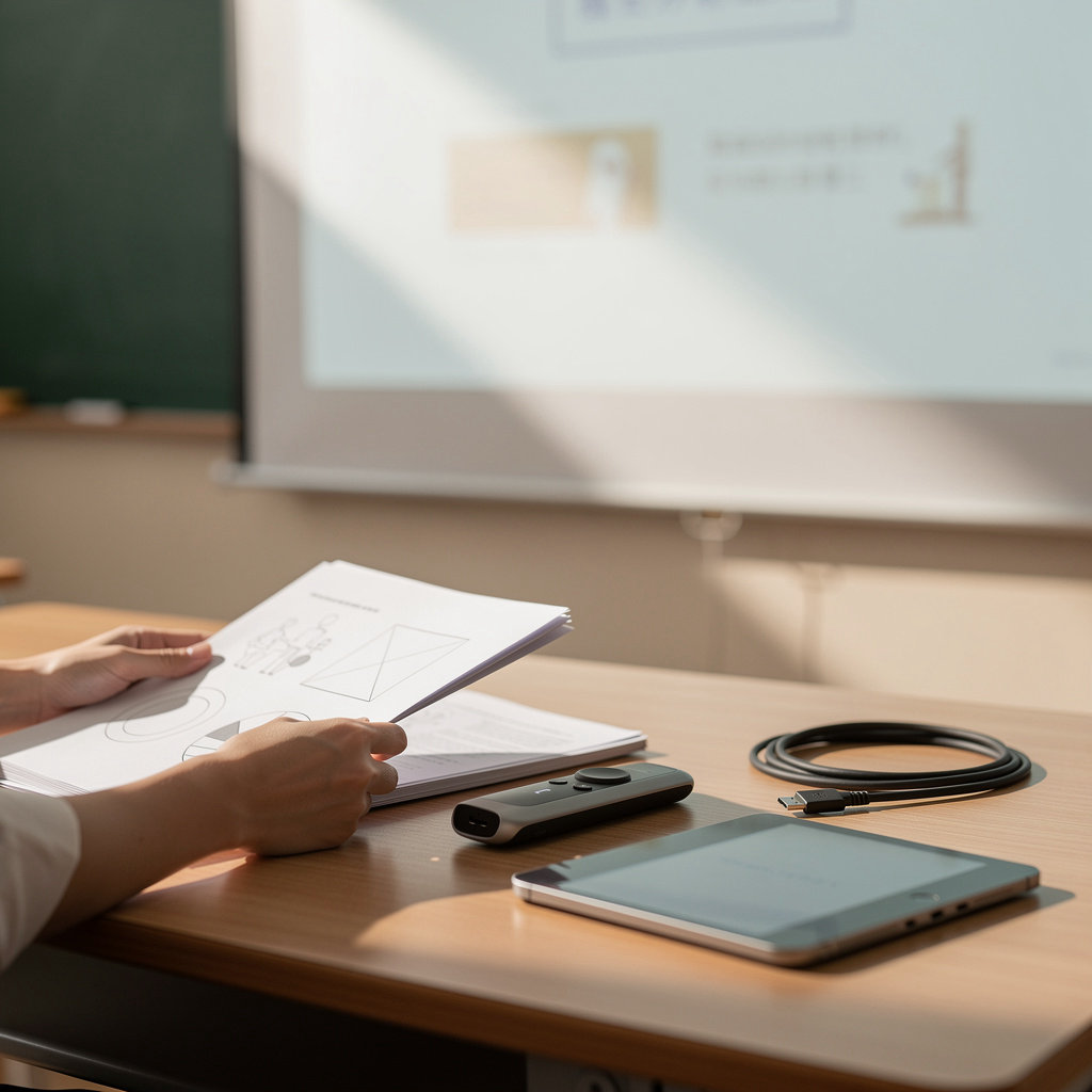 Olinesting classroom document display tool in action with teachers and students